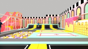 Fabricante Chino de Equipos de Juegos Infantiles para Interiores, Carrusel, Piscina de Pelotas, Tobogán, Máquina de Pelotas con Chorro de Agua, Área de Juegos para Habitación Infantil - Product Image 3