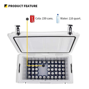 28L 38L 60L 80L 110L balıkçılık Rotomolded buz göğüs sert soğutucu kutu, <span class=keywords><strong>Roto</strong></span> kalıplı kamp soğutucu - Product Image 5