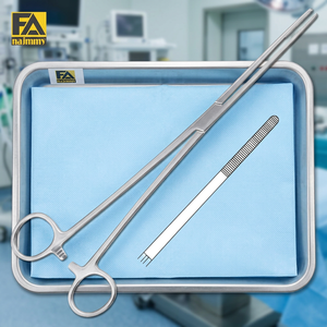 Pinces hémostatiques droites Bozemann, instrument chirurgical manuel certifié CE, classe I pour chirurgie générale - Product Image 2