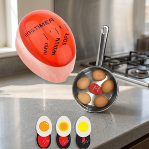 Inventor Home Portable PP Plastic Manual <b>Egg</b> Boiling Timer Dishwasher & Microwave Safe - Product Image 3