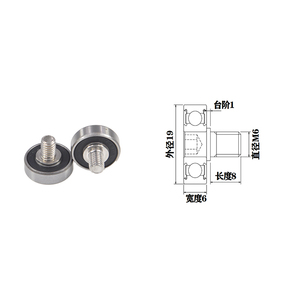 Vòng bi trục trượt có ren JS62619-6C1L8M6 626 6x19x6mm, vòng bi bi, vòng bi dẫn hướng có bu lông - Product Image 2