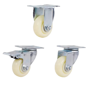 Modernes Design 2,5 3 4 5 Zoll Nylon-Möbelrollen Schwenkbare PP-Räder Montierte Rollen mit Bremse für den Außenbereich - Product Image 1