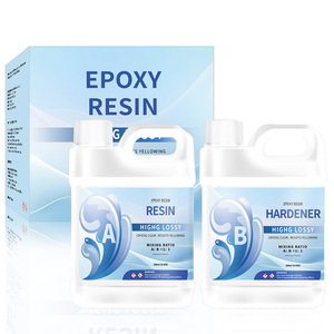 <b>AB</b> Epoxy Resin Kit High Gloss Crystal Clear with Pigments Mica Powder <b>Tools</b> Set for DIY Art Casting Coating 1:1 Ratio Non Toxic - Product Image 6