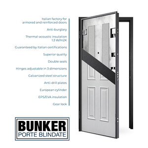 THERMOENERGY RC3 insonorizado antirrobo de diseño italiano de buena calidad con puerta de seguridad de panel de fibra de vidrio ZEUS a la venta - Product Image 2