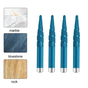 High Quality CNC Stone Diamond Engraving Tools Wear Resistant Smelting Brazing Taper Ball Knife Carving Drill Bits