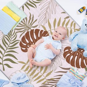 <span class=keywords><strong>Tapis</strong></span> de jeu pliable pour bébé, facile à ranger, portable, 50x50, en mousse épaisse, pour le temps sur le ventre, <span class=keywords><strong>tapis</strong></span> de jeu pour bébé pour le <span class=keywords><strong>sol</strong></span> - Product Image 6