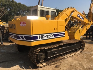 Haute qualité hydraulique chenille utilisé pelle KATO HD-450 2023 modèle forte puissance faible heures de travail pompe moteur bon fonctionnement - Product Image 2