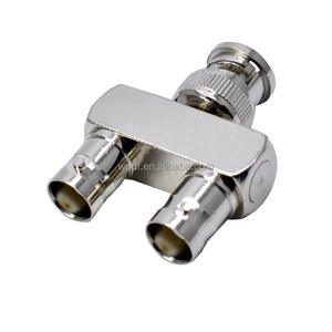 Adaptador BNC macho a 2 BNC hembra, conector divisor de Triple Jack tipo Y en T de 3 vías, adaptador coaxial de <span class=keywords><strong>Audio</strong></span> y vídeo F/M/F - Product Image 3