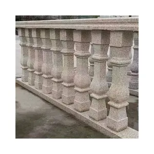 Натуральный камень балконные перила Дешевые Современные Резные садовые мраморные перила