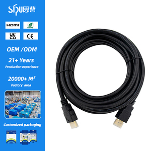 Câble HDMI SIPU Factory Best Seller plaqué or 10M 15m 20m 25m coaxial pour usage audio domestique <span class=keywords><strong>3D</strong></span> 4K 1080P moniteur ordinateur - Product Image 1