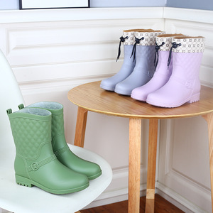 <span class=keywords><strong>Stivali</strong></span> da pioggia impermeabili antiscivolo impermeabili da <span class=keywords><strong>donna</strong></span> a basso prezzo - Product Image 3