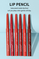 Crayon à lèvres minéral 6 couleurs imperméable longue durée hydratant velours mat lèvre contour des yeux maquillage marque privée