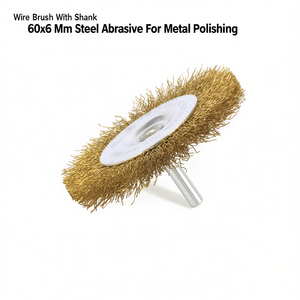 TTAKE <b>Wire</b> <b>Brush</b> With Shank 60x6 Mm Steel Abrasive For Metal Polishing - Product Image 2