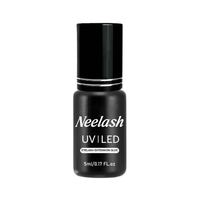 Colle professionnelle UV LED noire transparente violette sans latex pour extensions de cils, colle UV Flash pour extensions de cils