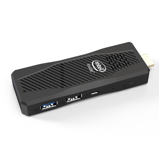 T51 MINI PC Atom Z8350 Quad Core 4GB 8GB RAM 64GB 128GB ROM TV Stick Win10 Pro Computer Micro Pc 2.4G 5.8G Wifi Portable Pc