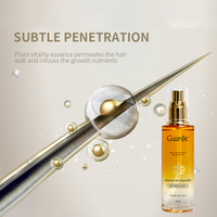 Spray hydratant nourrissant à l'huile d'argan marocaine biologique, marque privée, pour cheveux bouclés et extensions capillaires