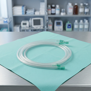 Tubo de Circuito de Ventilación Desechable No Estéril de PP, Clase II, Modelo A-3806-1, para Terapia Respiratoria, Uso Hospitalario/UTI, con Certificación CE - Product Image 3
