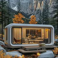 Maison préfabriquée de haute qualité Capsule chambre d'hôtel dormir Apple Pod cabine avec chambre conteneur maison prête à expédier