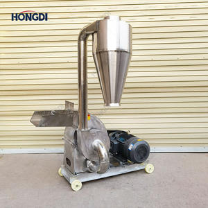 Broyeur à marteaux en acier inoxydable à haute efficacité avec moteur et roulement pour le traitement des céréales alimentaires, production de 51 à 100 kg/h, puissance de 1 kW - Product Image 6