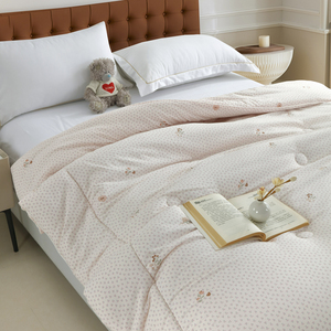 Phong cách Bắc Âu <span class=keywords><strong>3D</strong></span> in bông Comforter bốn mùa sợi nhỏ lông cừu với mô hình phức tạp - Product Image 1