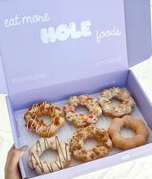 Boîte d'emballage alimentaire de luxe personnalisée avec logo imprimé pour chocolats, brownies et donuts