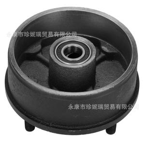 Support de montage en fonte à 4 trous pour moyeu de frein à tambour arrière Big Bull ATV, pièce de rechange pour moto tout-terrain - Product Image 5