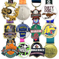 Usine Or Argent Cuivre Métal Taekwondo Judo Football Armwrestling Badminton Marathon Médailles sportives personnalisées/medalla deportivas