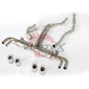 Système d'échappement Catback Vortex Valvetronic avec Downpipe pour Porsche Cayenne 2.0T 3.0T Acier inoxydable SS304 Haute performance - Product Image 2