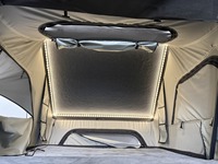 Tente de toit rigide en aluminium à charnière en X pour 4 personnes, vente en gros, équipement d'aventure tout-terrain