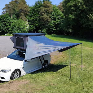 Tente de toit rigide pliable en aluminium imperméable pour voiture, tente de toit rigide pour camping avec accessoire échelle - Product Image 5