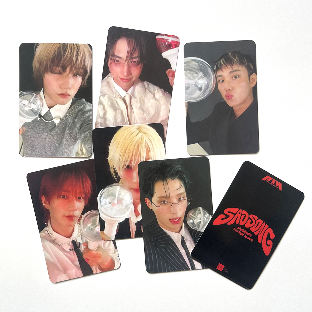 6Pcs Kpop P1Harmony Photocard Set - Theo & Soul Jongseob Lomo