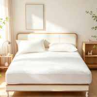 Protecteur de matelas en viscose de bambou AOSEN, doux et hypoallergénique, 3D Air, pour lit simple, double, queen, king, pour la maison, l'hôtel, le motel