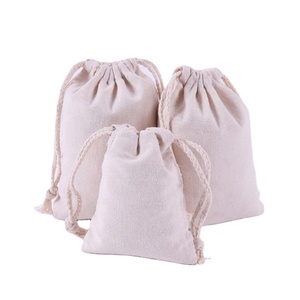 Sac à cordon en toile de coton naturel RanChen DB008 à double cordon avec logo, écologique, couleurs et tailles personnalisables - Product Image 3