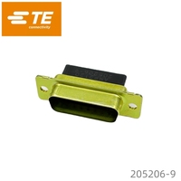Connecteur de retenue de câble D-Sub TE 205206-9 AMP à 15 broches, à sertir, d'origine
