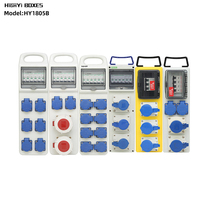 HY1805B Chantier de construction extérieur Boîte de distribution d'énergie électrique temporaire MCB Boîtier de prise en plastique portable monophasé