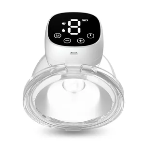 2024 New Arrival 3 Modes 9 Levels Wireless Electric Breast Pump BPA-free Silicone Wearable Hands-free Breast Pump
