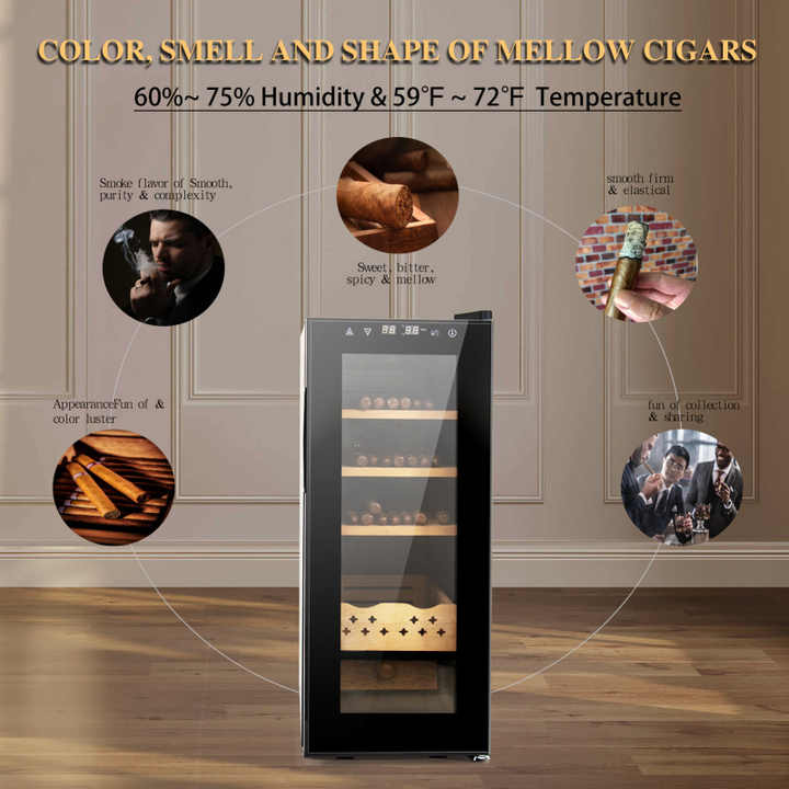 35L humidor with 3in1 cooling, heating and humidity control, 200