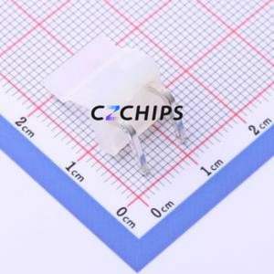 HC-3.96-3A2W-G Wire-to-Board Pin Header Bent Lead Through Hole,P=3.96mm Connector 1x3P(1P) 7.92mm Right Angle Insert CH - Product Image 2