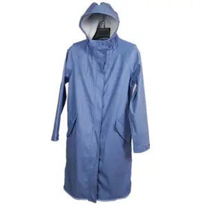 100% imperméable écologique veste de pluie adultes femmes joli Poncho à capuche taille unique randonnée voyage fait Durable Polyester PU
