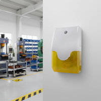 Alarma Sonora y Luminosa de 105dB DC9-15V, Alarma de Incendio, Bocina Antirrobo, Alarma Intermitente, Luz Estroboscópica, Sistemas de Alarma, Luz de Advertencia