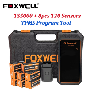 Herramienta de programación FOXWELL TS5000 TPMS + 8 sensores T20 para Escáner de diagnóstico de coche compatible con ABS/BR/DPF/inyector/reinicio de aceite - Product Image 2
