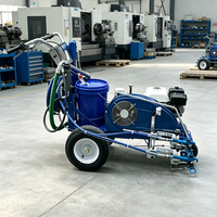 Machine de marquage routier automatique à pulvérisation à froid avec câble de 50 m pour les grands projets routiers