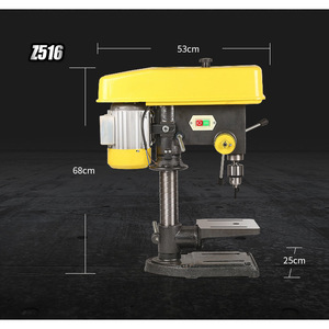 Jianghui สว่านแท่น Z516 220V 550W เครื่องเจาะโลหะเกรดอุตสาหกรรม B16แกนเดี่ยว - Product Image 5