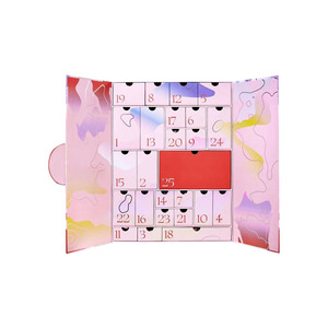 Victoria của bí mật sang trọng Advent lịch Hộp Tùy chỉnh thủ công Logo Handmade màu hồng nghệ thuật giấy quần áo giày xem lưu trữ sản phẩm mới - Product Image 2