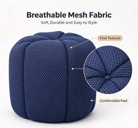 Banc de rangement ottoman, banc capitonné de 50 pouces avec coussin, capacité de 330 lb pour chambre à coucher et salon, certifié BIFMA