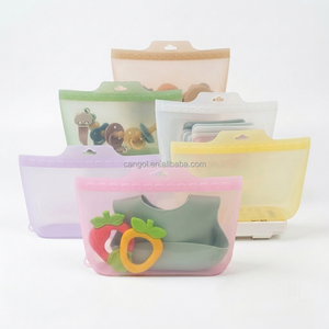 Sac de conservation alimentaire en silicone sans BPA, réutilisable, personnalisable avec logo, compatible four et congélateur, qualité alimentaire - Product Image 5