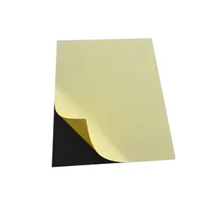 Lightweight Waterproof Plastic Material Self-adhesive White And Black PVC Sheets For Binding Photo Album