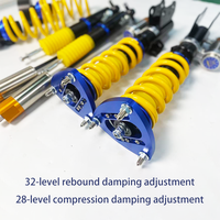 Kit de suspension coilover réglable 2 voies pour Mustang – Amortisseurs de performance pour la course sur circuit, kit d'abaissement