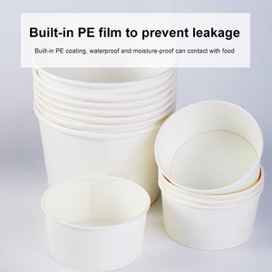 Dùng một lần in Ice Cream Kraft lấy đi container thực phẩm Ice Cream container với nắp - Product Image 6