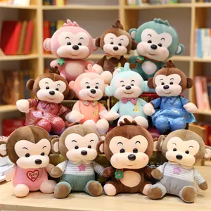 High Quality plush monkey toys stuffed sitting monkey toys